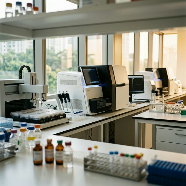 Modern genome sequencing laboratory